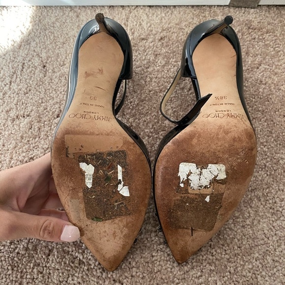 Jimmy Choo Studded Strap Pup Heel - Picture 3 of 9